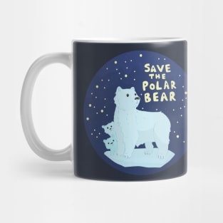 Save the polar bear Mug